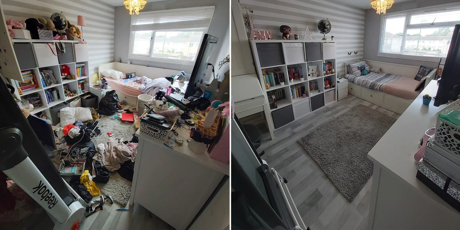 Уборка комнаты в двухкомнатной квартире в Новосибирске