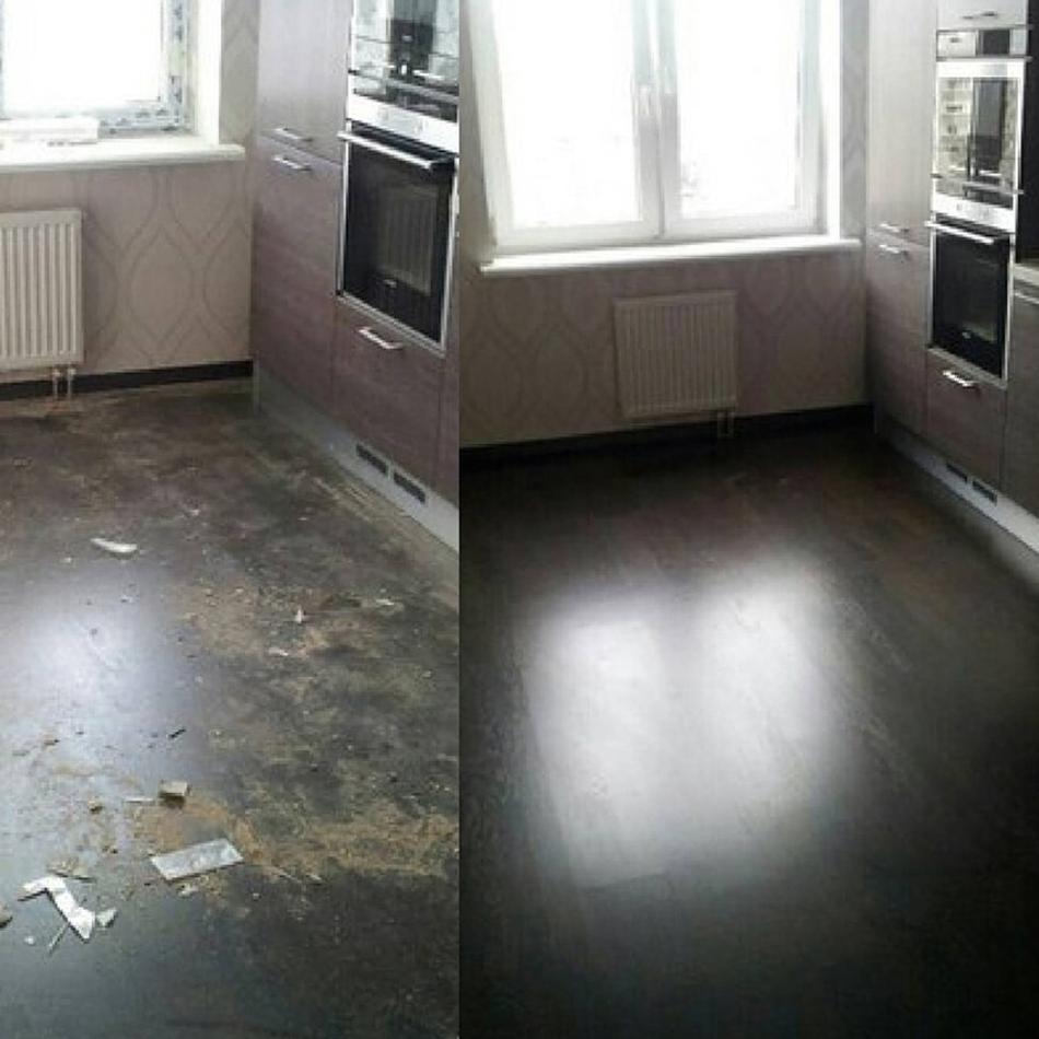Почасовая уборка после ремонта 3-х комнатной квартиры в Дедовске