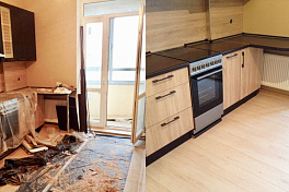 Уборка после ремонта 2-х комнатной квартиры в Краснознаменске