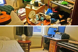 Уборка комнаты в двухкомнатной квартире в Краснодаре
