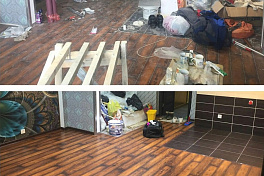 Уборка после ремонта 2-х комнатной квартиры в Ростове-на-Дону